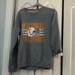 Volunteer Traditions Gray Tennessee Volunteers National Champions Sweatshirt